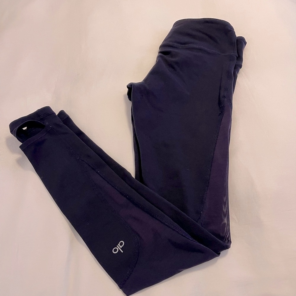 Alo Yoga Coast Blue Leggings Size Small
